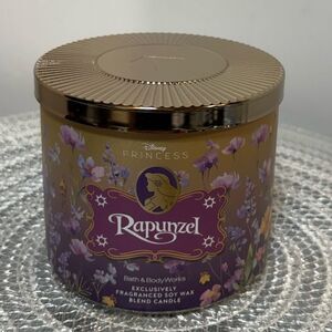 BBW Disney Rapunzel 3 Wick Scented Candle NWT